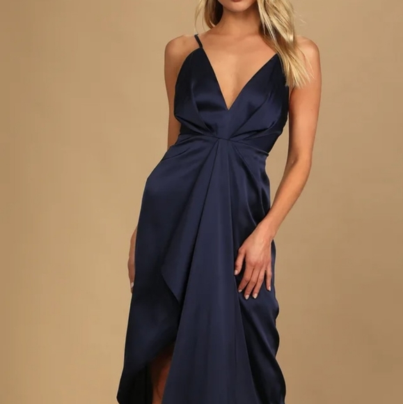 Lulus Dresses & Skirts - Lulu Navy Dress; L